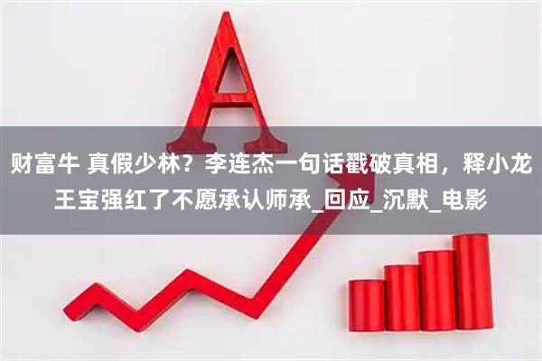财富牛 真假少林？李连杰一句话戳破真相，释小龙王宝强红了不愿承认师承_回应_沉默_电影